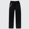 Half Rhinestone Denim
