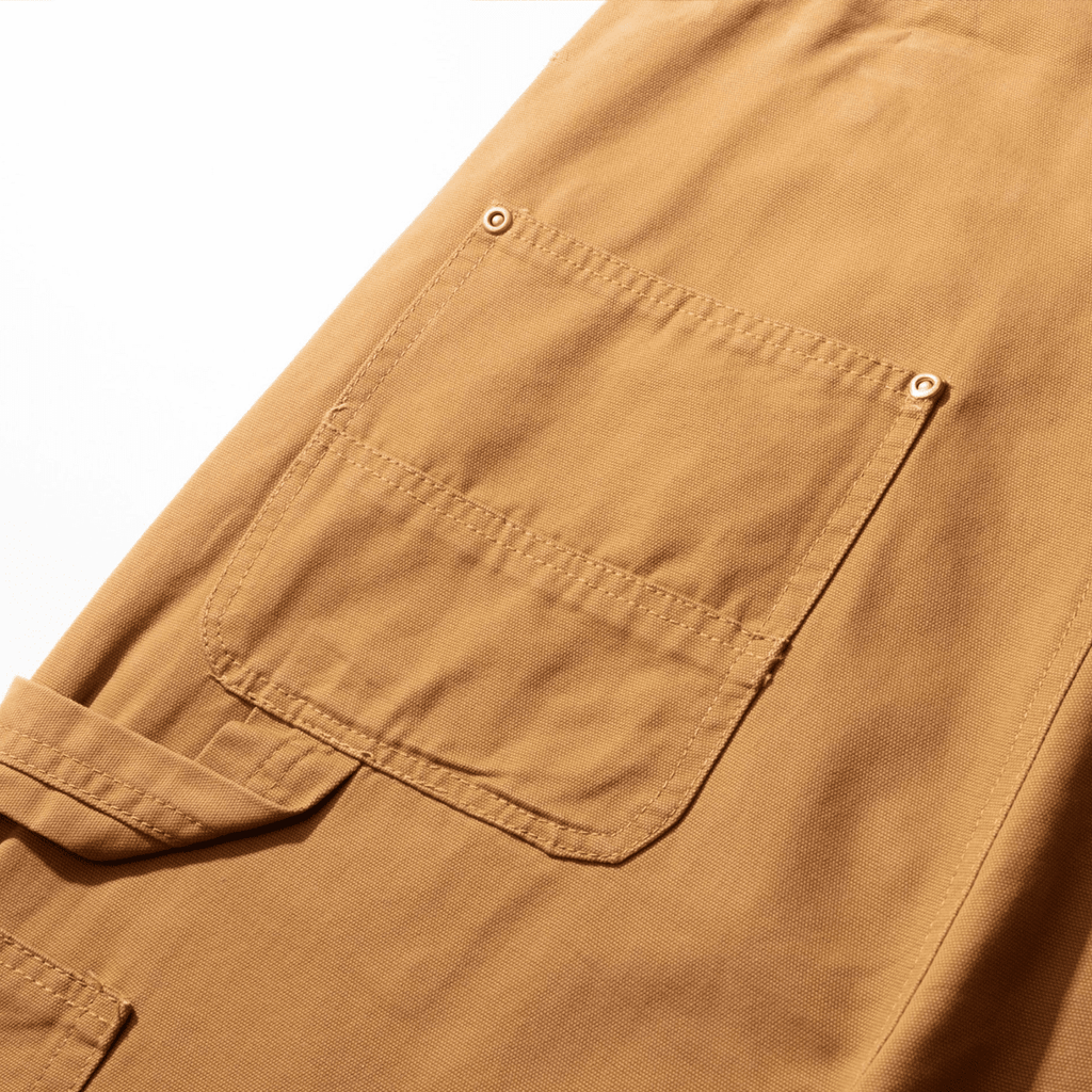 Khaki Alt Logo Overalls
