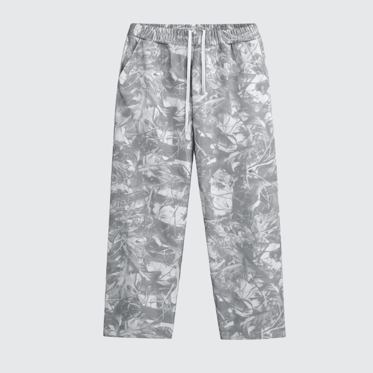 Camo Open Hem Sweatpants