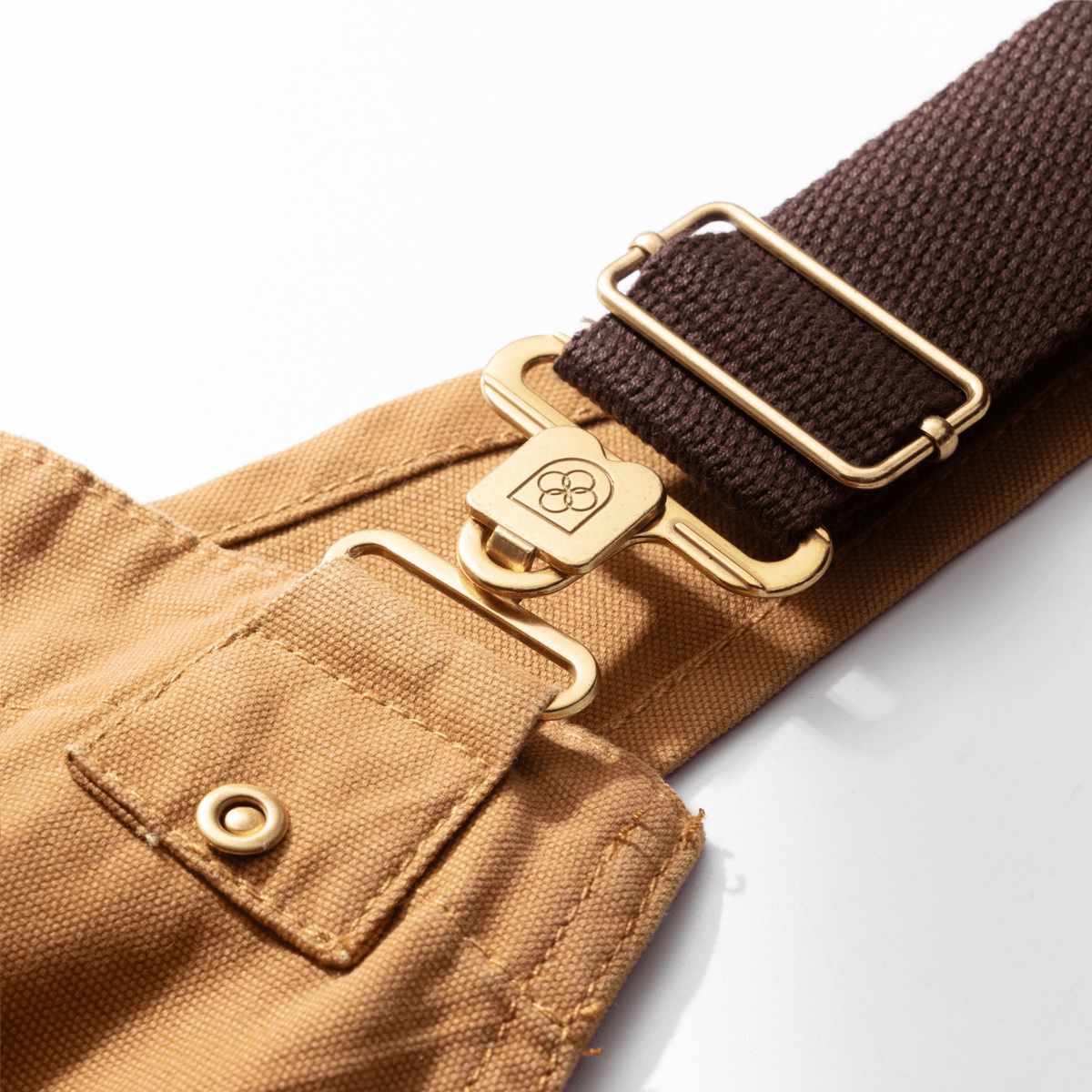 Khaki Alt Logo Overalls