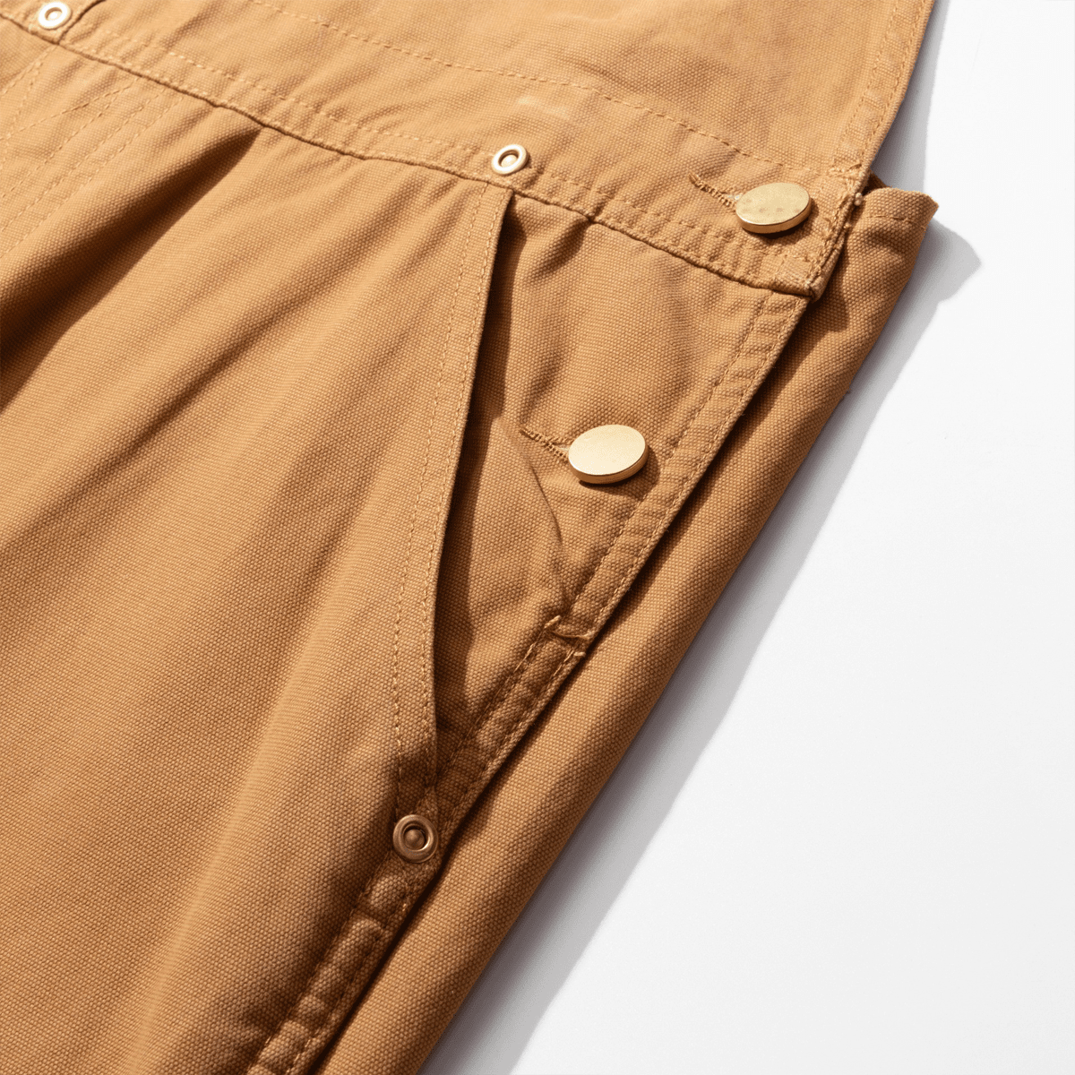 Khaki Alt Logo Overalls