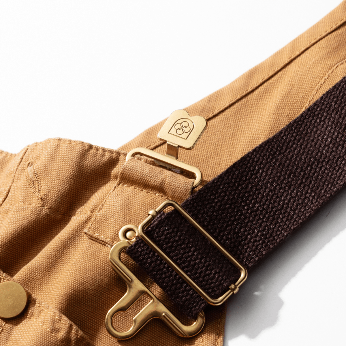 Khaki Alt Logo Overalls